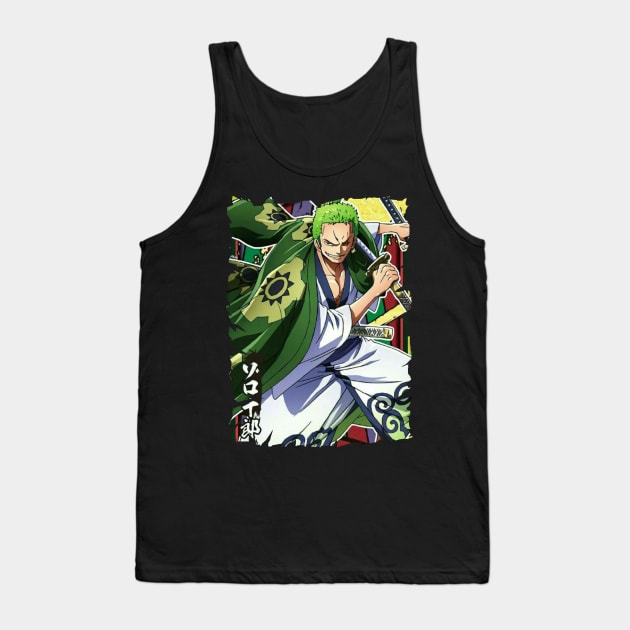 ZORO SAMURAI ANIME Tank Top by graficklisensick666